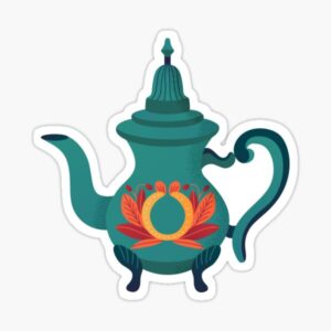 Moroccan Tea Pot Sticker